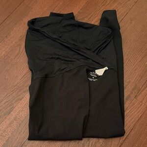 Black maternity leggings